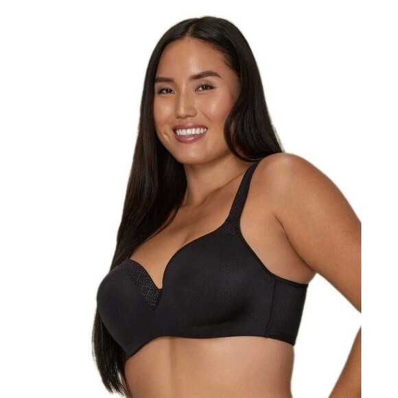 Playtex Other - Playtex Secrets Amazing Shape Balconette Underwire Bra 4823 Molded Cup Black 40G